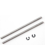 UK-Titanium lower/front wishbone axles 75.5mm(2) KYOSHO