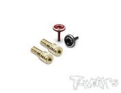 UK-Quick Lock Battery Connecter 4mm Red/Black + PK 4mm (2+2) T-WORK'S