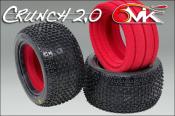 UK-Tires "Crunch 2.0" REAR Orange + inserts (2) 6-MIK