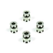 UK-Pivot balls (6.8mm, flanged, outside camber STEEL) (4) TEKNO-RC