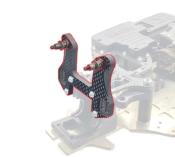 UK-Graphite Front Shock Tower ( For Kyosho MP11 ) T-WORK'S