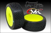 UK-Tires 1/8e TT Dash "Ultra" glued on rims 6-MIK