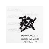 UK-M3x10 Cap Screw Steel 12.9 (10) DONUTS RACING