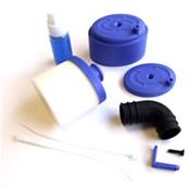 UK-Waterproof Air Filter 1/8th w/Air Filter Oil - Black FASTRAX
