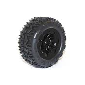 UK-Carnage Mounted Wheel/tyre Complete Pair - White FTX