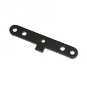 UK-Front aluminium suspension plate black Hyper 7 HOBAO RACING