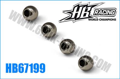 UK-Lightweight ball (6mm/4pcs) HB RACING