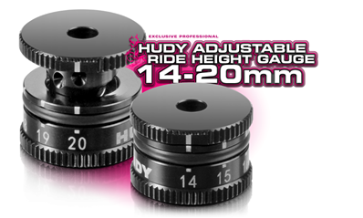 UK-Adjustable Ride Height Gauge 14-20mm HUDY