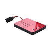 UK-Program card red LED  (61 x 48 x 6mm) SURPASS HOBBY