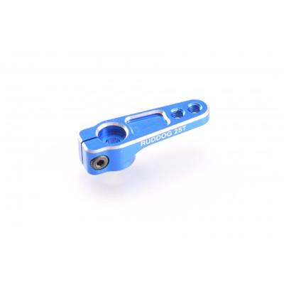 UK-Aluminium Servo Horn 25T Blue RUDDOG