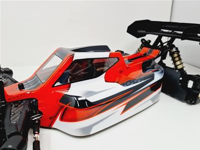 UK-Painted body ST4 Falcon red/white for S35-4E SWORKZ