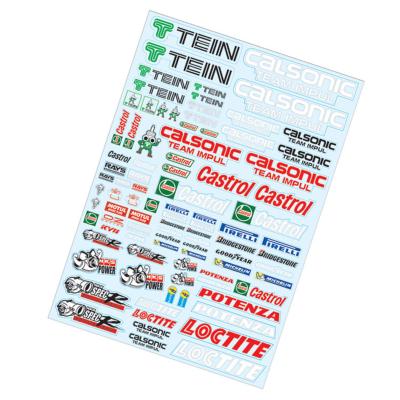 UK-Stickers (A4) CALSONIC TEAM-C