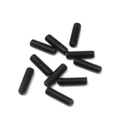 UK-M3x10mm Set Screws (black, 10pcs) TEKNO-RC