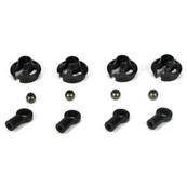 UK-Shock ends with spring cups 12mm 22 LOSI