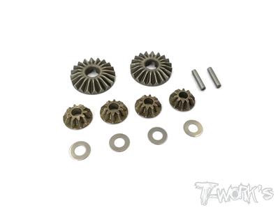 UK-Metal P/M Diff. Gear ( For Kyosho MP9 / TKI3/TKI4/MP9e EVO/MP10 ) T-WORK'S