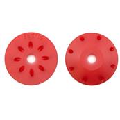 UK-16mm CONICAL SHOCK PISTONS BLUE (8x1.3mm angled) (2pcs) ULTIMATE RACING