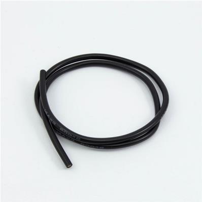 UK-16awg BLACK SILICONE WIRE (50cm) ULTIMATE RACING