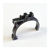 UK-40-42mm motor fan holder Aluminium Black DONUTS RACING