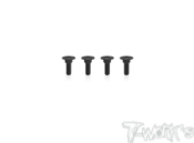 UK-7075-T6 Alum. Servo Screw 3x7mm ( 4 colors ) 4pcs. T-WORK'S