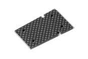 UK-XB4'20 Graphite Rear Chassis Plate 2mm - Narrow X-RAY