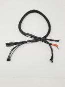 UK-4S PK 4/5mm charging cable Black + Balancing plug for XT90 Charger output (60cm) WS-LINE