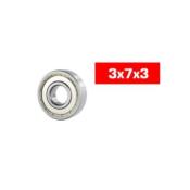UK-3x8x4mm "HS" METAL SHIELDED BEARING SET (10pcs) ULTIMATE RACING