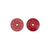 UK-16mm CONICAL SHOCK PISTONS RED (8x1.2mm) (2pcs) ULTIMATE RACING