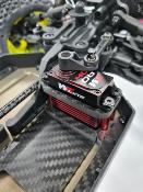 UK-Carbon steering servo mount RED for EB48 2.X / ET48 2.X WS-LINE