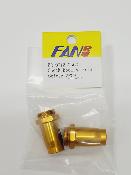 UK-Shock bodies, 0.56" strock Golden 2pcs FAN RC