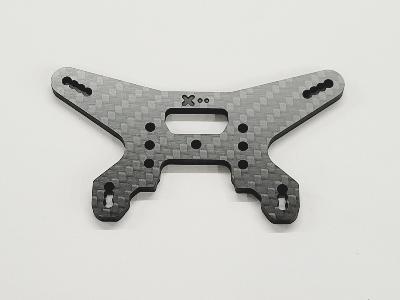 UK-Rear Shock Tower SLX2 Carbon 4mm for Asso B74.2 LR PROD