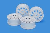 UK-Th 10-Spoke Wheels (White) TAMIYA