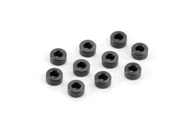 UK-Alu shim 3x6x3.0mm (10) - black X-RAY