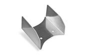 UK-Lexan Rear Wing Center Fin - Zap (2) X-RAY
