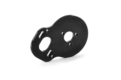 UK-Alu Mid & Rear Motor Plate - Swiss 7075 T6 (3mm) X-RAY