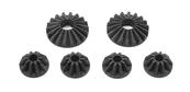 UK-Steel Diff Bevel & Satellite Gears (2+4) X-RAY