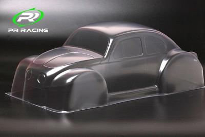 UK-1/10 RC Body Beetle Baja+Window sticker + sticker (PR VB-10) for Short Course Truck (Clear) PR-RACING