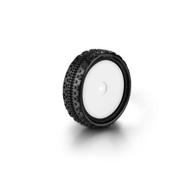 UK-1/10 Off-Road Pre-Glued Tire 2WD Front Carpet - 101 (2)  HUDY