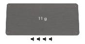 UK-RC10B6.4 FT 11g ESC Weight, aluminum TEAM-ASSOCIATED