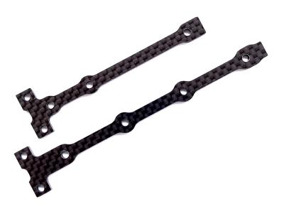 UK-Flex Chassis Brace Support Set, 2.0mm, carbon fiber B74.1/B74.2 TEAM-ASSOCIATED