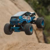 UK-1/10 GORGON 4X2 MEGA 550 Brushed Monster Truck RTR with Battery & Charger, Blue ARRMA