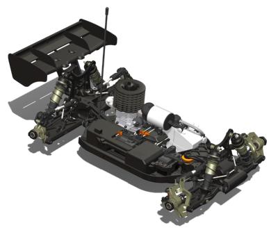 UK-D8 World Spec Nitro (no body) HB RACING