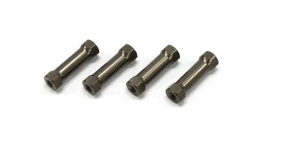 UK-SP Aluminum Radio Post (Gunmetal/4pcs/MP9) KYOSHO