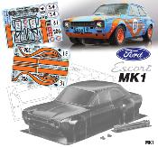 UK-1/10 Ford MK1, 190mm (unpainted) TEAM C