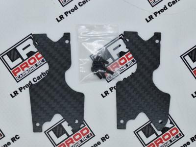 UK-Renforts de triangles arrières carbone 1.5mm pour Asso RC8B4.2 LR-PROD