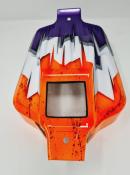 UK-Painted body ST-4 Falcon orange/white/purple for S35-4E SWORKZ