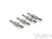 UK-64 Titanium Shock Standoffs ( For TEKNO EB48 2.0 ) 4pcs. T-WORK'S