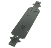 UK-Chassis (4mm, 7075, black anodised) MT48 2.0 TEKNO-RC