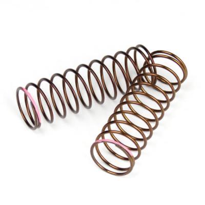 UK-Shock Spring Set (rear, 1.3×11.25, 2.4lb/in, 63mm, pink) TEKNO-RC