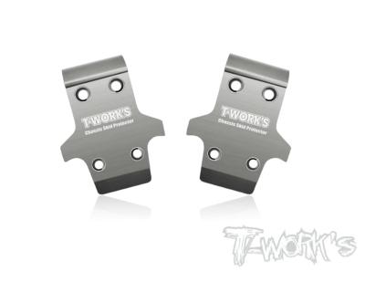 UK-Stainless Steel Front Chassis Skid Protector ( For Agama N1 ) 2pcs. T-WORK'S