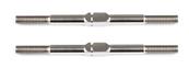 UK-FT Titanium Turnbuckles, M3x48 mm/1.875 in, silver TEAM-ASSOCIATED